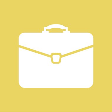 Evrak çantası ikonu, vektör illüstrasyonu. düz tasarım biçimi 