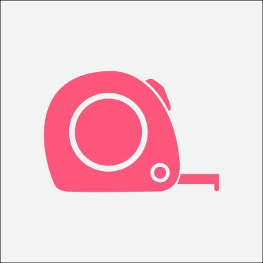  Mezura simgesi. Rulet inşaat erkek.