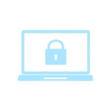 İnternet güvenliği konsepti ikonu. Tanımlama ve koruma simgesi.