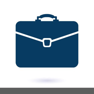 Evrak çantası ikonu, vektör illüstrasyonu. düz tasarım biçimi 