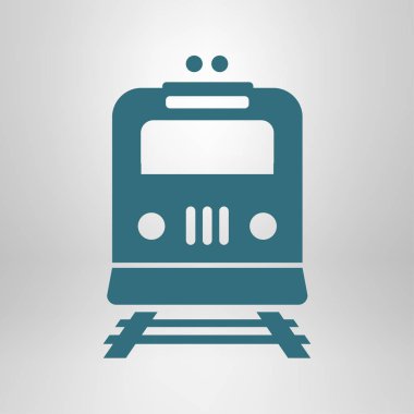 Tren simgesi. Metro erkek. Tren istasyonu işareti.