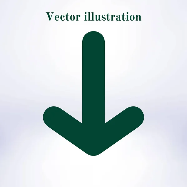 Ikona Šipky Vektorová Ilustrace — Stockový vektor