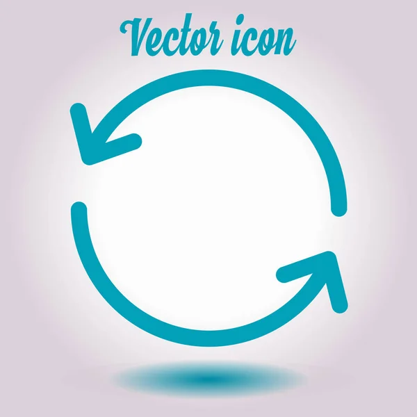 Icône Vectorielle Signe Flèche Ciirculaire — Image vectorielle