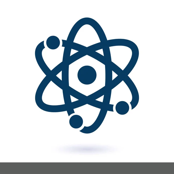 Atom Sign Simbol Atom Part Icon — Stock Vector