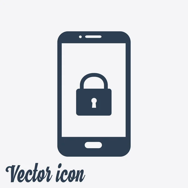 Icona Del Concetto Sicurezza Internet Simbolo Identificazione Protezione Illustrazione Vettoriale — Vettoriale Stock