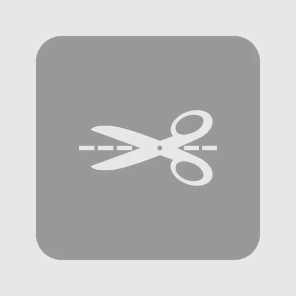 Иконка Ножницами — стоковый вектор