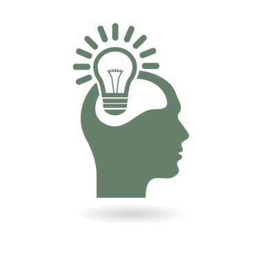 Yaratıcı fikirler ampul kavramı. Fikirler simgesi.