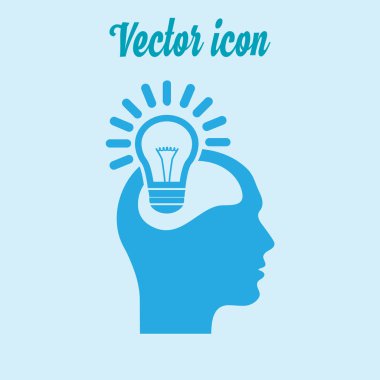 Yaratıcı fikirler ampul kavramı. Fikirler simgesi.