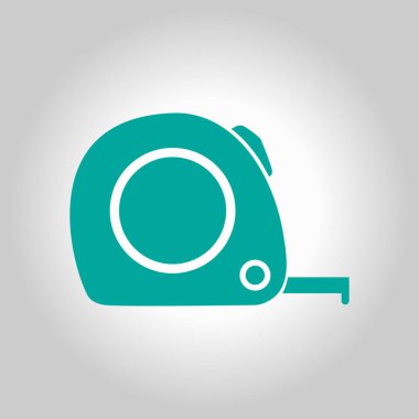  Mezura simgesi. Rulet inşaat erkek.