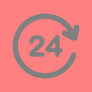 Saat saat etrafında bir gün simgesini açın..