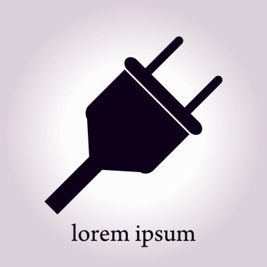 Vektör elektrik dolgu ağı düz simgesi.