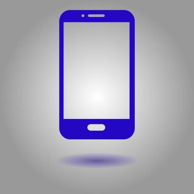 Akıllı telefon simgesinin vektör illüstrasyonu 