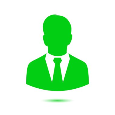 bir iş takım elbiseli adam kullanıcı simgesi.