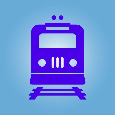 Tren simgesi. Metro erkek. Tren istasyonu işareti.