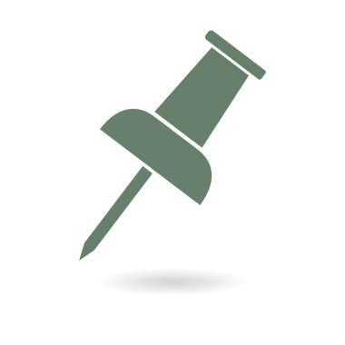  PIN simgesi itmek. Vektör Eps 10. 