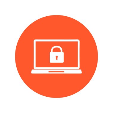 İnternet güvenliği konsepti ikonu. Tanımlama ve koruma simgesi.