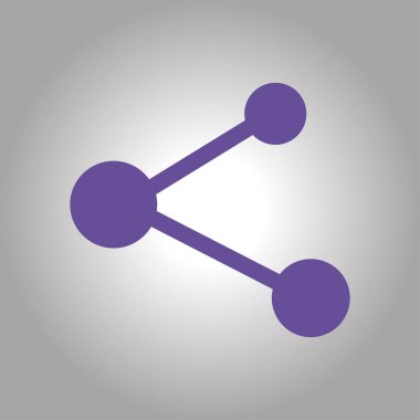 Pay işareti kutsal kişilerin resmi. Düz tasarım stili.