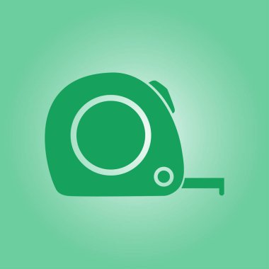  Mezura simgesi. Rulet inşaat erkek.