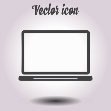 dizüstü bilgisayar kutsal kişilerin resmi, düz tasarım stili, vektör Eps 10, vektör çizim 