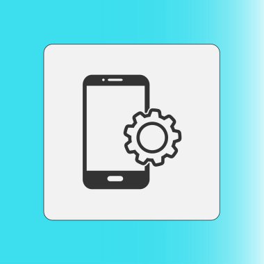 Akıllı telefon hizmetleri simgesi.