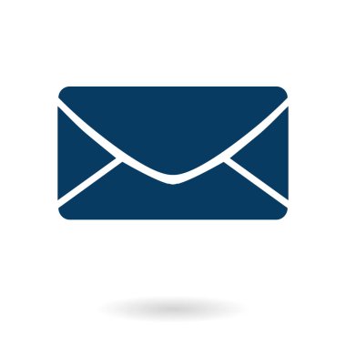 Düz simgesi mektup. Posta simgesini. 