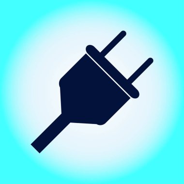 Vektör elektrik dolgu ağı düz simgesi.