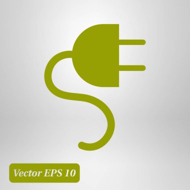Vektör elektrik dolgu ağı düz simgesi.