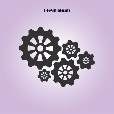 Simge vites. Düz stil. 