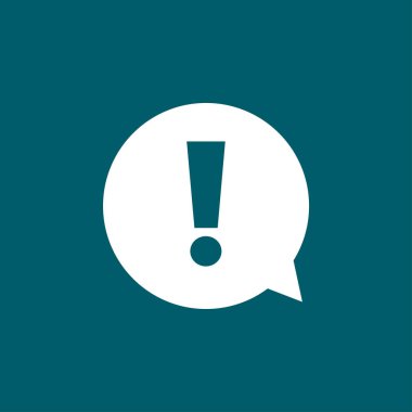  Ünlem işareti. Ünlem işareti. Tehlike uyarı sembolü. Düz tasarım stili. Vektör Eps 10.