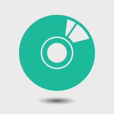 CD veya Dvd simgesini. Kompakt disk erkek.