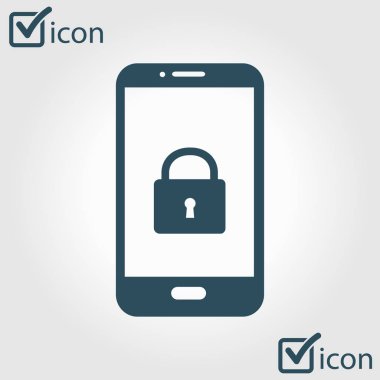 Internet güvenlik kavramı simgesi. Kimlik ve koruma simgesi.