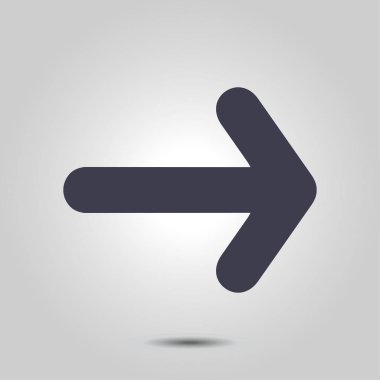 Ok simgesi. vektör illüstrasyonu