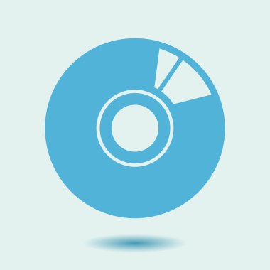 CD veya Dvd simgesini. Kompakt disk erkek.