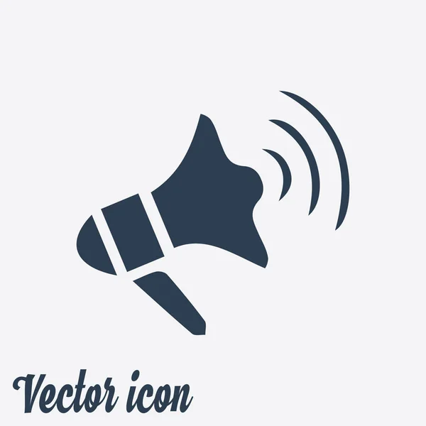 Megaphone Soon Icon Loudspeaker Symbol — Stock Vector