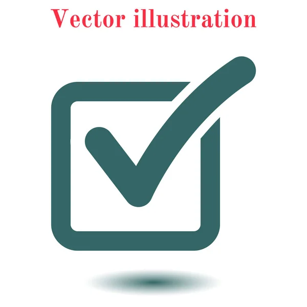 Позначте Піктограму Списку Позначити Позначку Позиції — стоковий вектор