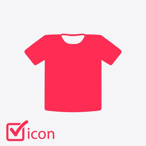 Shirt Sign Icon Clothes Symbol Flat Design Style — Stock Vector