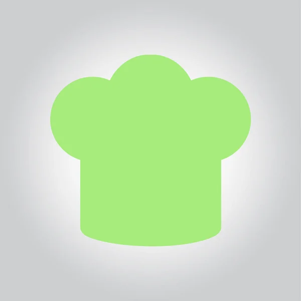 Ícone Sinal Chapéu Chef Chapéu Símbolo Cozinha — Vetor de Stock