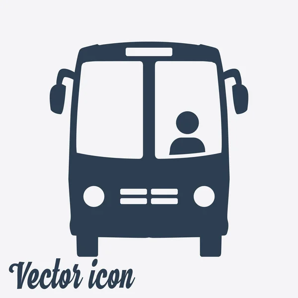 Icône Bus Simbol Écolier — Image vectorielle