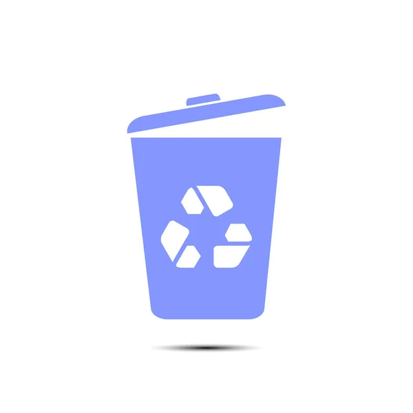 Trash Can Icon Vector Eps10 Illustration — Stock Vector