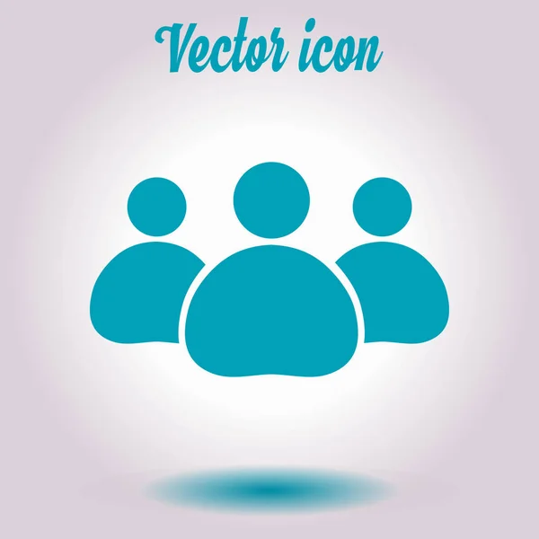 Icône Travail Équipe Employés Bureau Équipe Affaires — Image vectorielle