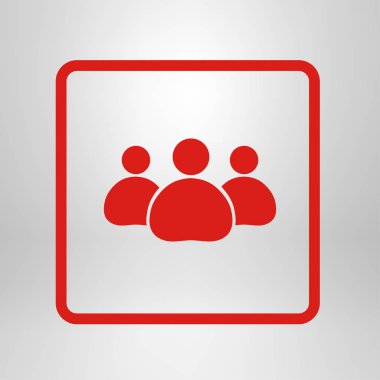 Takım iş simgesi. Ofis çalışanları ve iş takım.