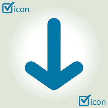 Ok simgesi. vektör illüstrasyonu