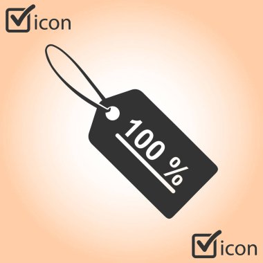 Satılık Etiketler simgesi. Düz tasarım stili. Vektör Eps 10.