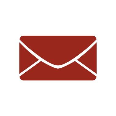 Düz simgesi mektup. Posta simgesini. 