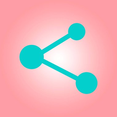 Pay işareti kutsal kişilerin resmi. Düz tasarım stili.