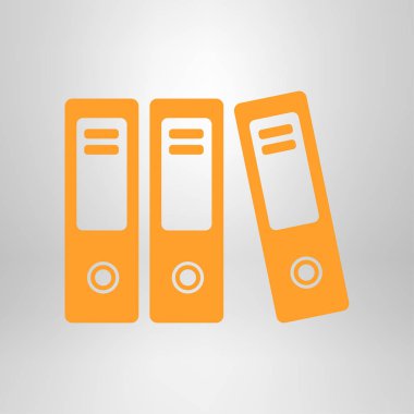 Evrak ve belgeler Office klasörler. Arşiv klasör simgesi. 