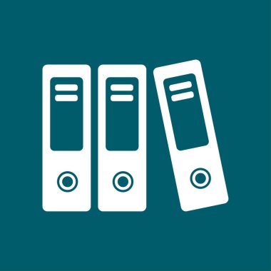 Evrak ve belgeler Office klasörler. Arşiv klasör simgesi. 