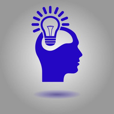 Yaratıcı fikirler ampul kavramı. Fikirler simgesi.