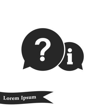 Bilgi değişimi Tema simgesi, toplama ve bilgi analiz. Düz tasarım stili. Vektör Eps 10.