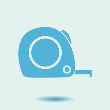  Mezura simgesi. Rulet inşaat erkek.